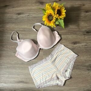 Victoria’s Secret Body by Victoria lined perfect coverage bra & boy short set